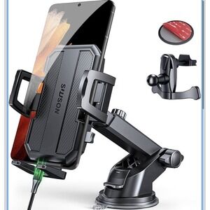 3 in 1 Phone Holders for Your Car, Car Phone Holder Mount [Strongest Suction] 36